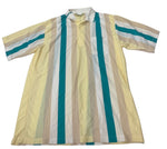 Vintage Vertical Striped Polo Top