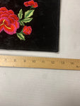 Velvet Rose Graphic Wristlet