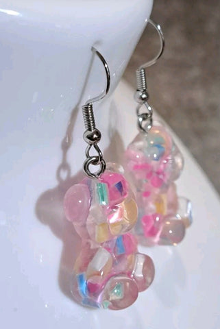 Confetti Bear Statement Earrings