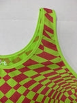 Neon Geometric Patterned Bodycon Dress