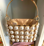 Oversized Pearl Box Bag