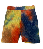 Tie Dye Patterned Biker Shorts