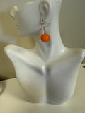 Orange Statement Earrings