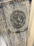 Vintage Acid Wash Cargo Style Jeans