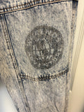 Vintage Acid Wash Cargo Style Jeans