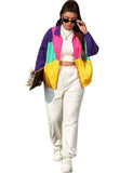 Colorblock Windbreaker Jacket
