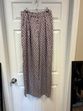 Multicolored Patterned Wide Leg Pants