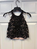 Lace Embellished Halter Top