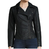 Vegan Leather Moto Jacket