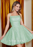 Mint Green Sequin Embellished Gown