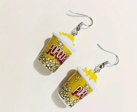 Popcorn Statement Earrings
