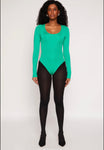 Grass Green LS PS Bodysuit
