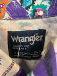 Vintage Wrangler Aztec Patterned Button Down Top