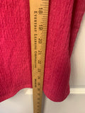 Hot Pink Puff Sleeve Blouse