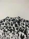 Cheetah Patterned Graphic Dress