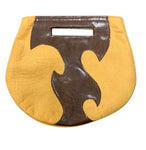 Vintage Multicolored Leather Clutch