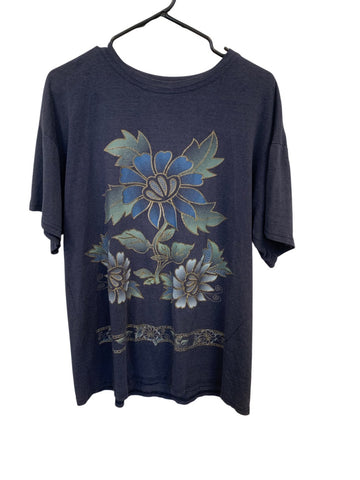 Vintage Floral Graphic T-shirt