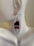 Chocolate Bar Statement Earrings