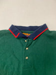 Vintage Multicolored Colorblock Polo Top