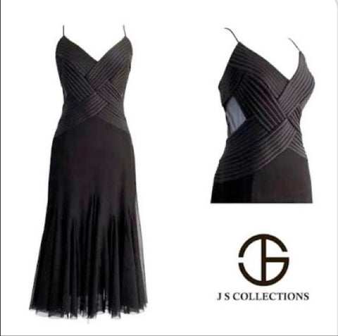 Mesh Panel Dress