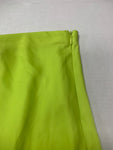 F21 Neon Green Slip Skirt