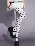 Polka Dot Patterned Tights