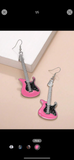 Electric Guitar Statememt Earrings