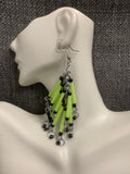 Handmade Straw Dangle Earrings