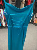 Turquoise Beautiful Cut Out Back Dress