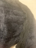 Faux Fur Lace detail sweater