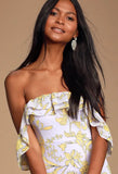 Lulus Floral Adelaide Dress