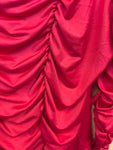 Hot Pink Ruched Blouse