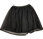 Black Mesh Circle Skirt