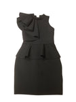 Black Peplum Dress