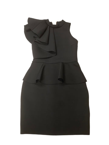 Black Peplum Dress