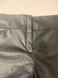 Faux Leather Plus Size Slacks