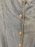 Vintage Denim Button Down Dress
