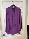 Purple Tunic Blouse