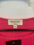 Hot Pink Puff Sleeve Blouse