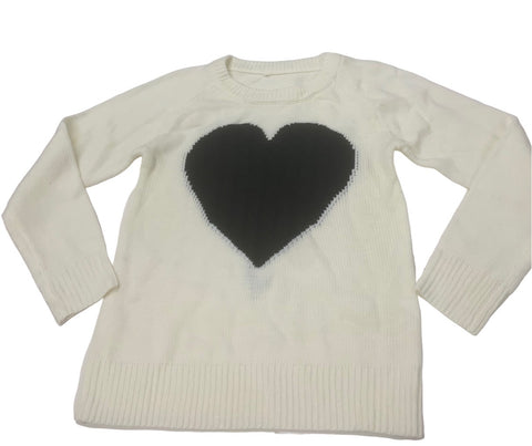 Heart Patterned Sweater
