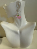 Pink Fruit Statement Earrings