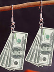 Money Dangle Earrings