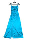 Turquoise Beautiful Cut Out Back Dress