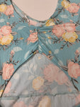 Floral Patterned Cut Out Dress