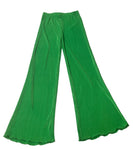 Green Ribbed Pollazo Pants