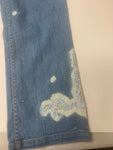 High Waisted Rhinestone Embellished Jeans