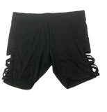 Cut Out Detail Biker Shorts