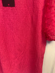 Hot Pink Puff Sleeve Blouse