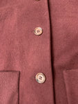 Vintage Burgundy PeaCoat