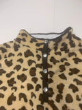 Cheetah Print Fleece Jacket
